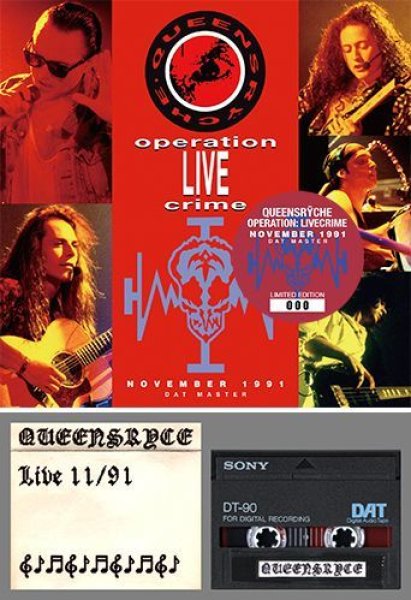 QUEENSRYCHE - OPERATION: LIVECRIME NOVEMBER 1991 DAT MASTER ( 1CD )