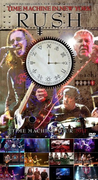 RUSH - TIME MACHINE IN NEW YORK 2011 ( 2DVDR )