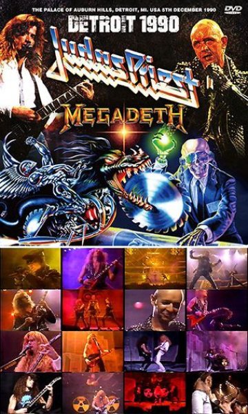 JUDAS PRIEST / MEGADETH - DETROIT 1990 ( 2DVDR )