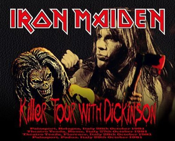 IRON MAIDEN - KILLER TOUR WITH DICKINSON ( 4CDR )