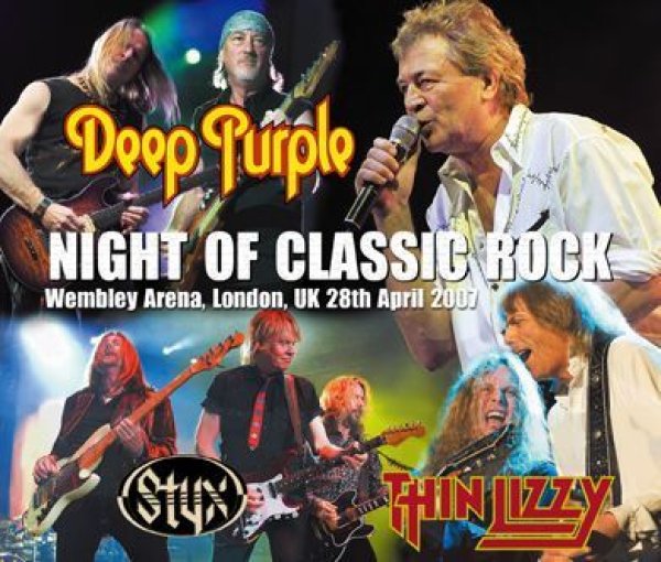 DEEP PURPLE, STYX, THIN LIZZY - NIGHT OF CLASSIC ROCK 2007 ( 4CDR )