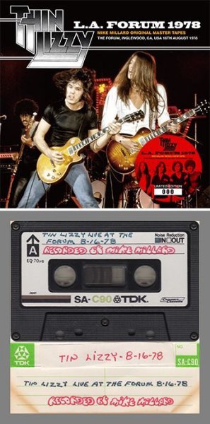 THIN LIZZY - L.A. FORUM 1978: MIKE MILLARD ORIGINAL MASTER TAPE ( 1CD )