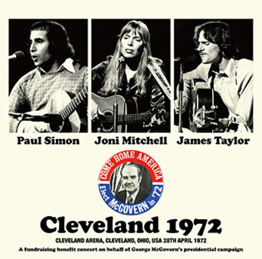 PAUL SIMON, JONI MITCHELL & JAMES TAYLOR - CLEVELAND 1972 ( 2CDR )