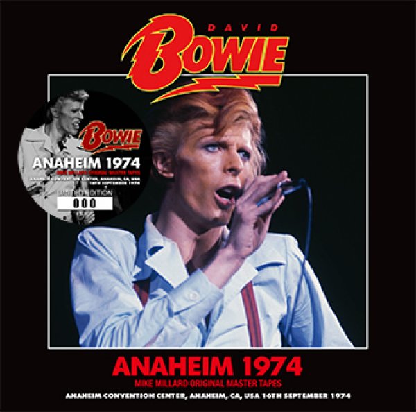 DAVID BOWIE - ANAHEIM 1974: MIKE MILLARD ORIGINAL MASTER TAPES ( 2CD )