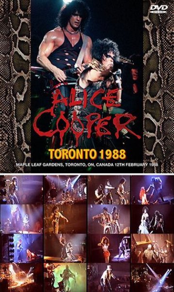 ALICE COOPER - TORONTO 1988 ( DVDR )