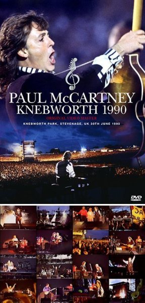 PAUL McCARTNEY - KNEBWORTH 1990: ORIGINAL VIDEO MASTER ( DVDR )