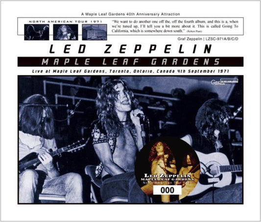 LED ZEPPELIN - MAPLE LEAF GARDENS ( 4CD )