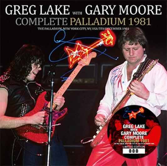 GREG LAKE with GARY MOORE - COMPLETE PALLADIUM 1981 ( 1CD )