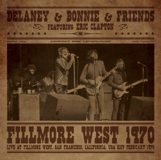 DELANEY & BONNIE & FRIENDS Featuring ERIC CLAPTON - FILLMORE WEST 1970 ( 2CD )