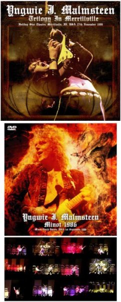 YNGWIE J. MALMSTEEN - TRILOGY IN MERRILLVILLE 1986 ( 2CD + Ltd Bonus DVDR )