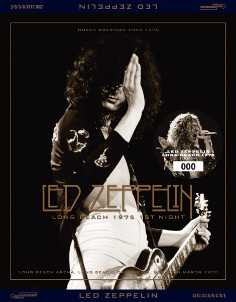 LED ZEPPELIN - LONG BEACH 1975 1ST NIGHT ( 5CD+Limited Bonus CD )