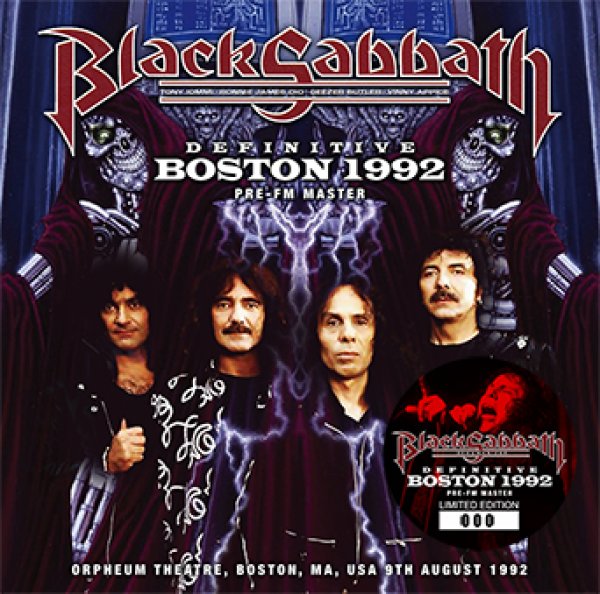 BLACK SABBATH - DEFINITIVE BOSTON 1992: PRE-FM MASTER ( 2CD )