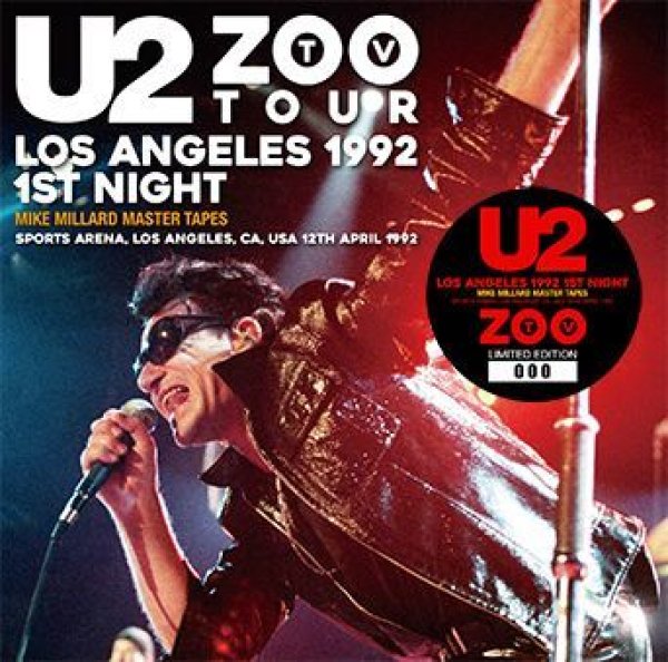 U2 - LOS ANGELES 1992 1ST NIGHT: MIKE MILLARD MASTER TAPES ( 2CD )