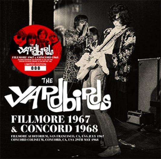 THE YARDBIRDS - FILLMORE 1967 & CONCORD 1968 ( 2CD )