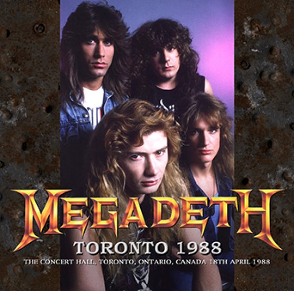 MEGADETH - TORONTO 1988 ( 1CDR )