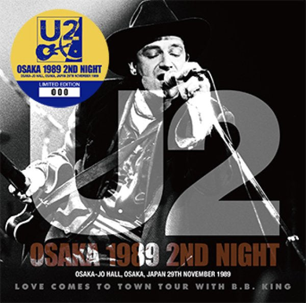 U2 - OSAKA 1989 2ND NIGHT ( 2CD )