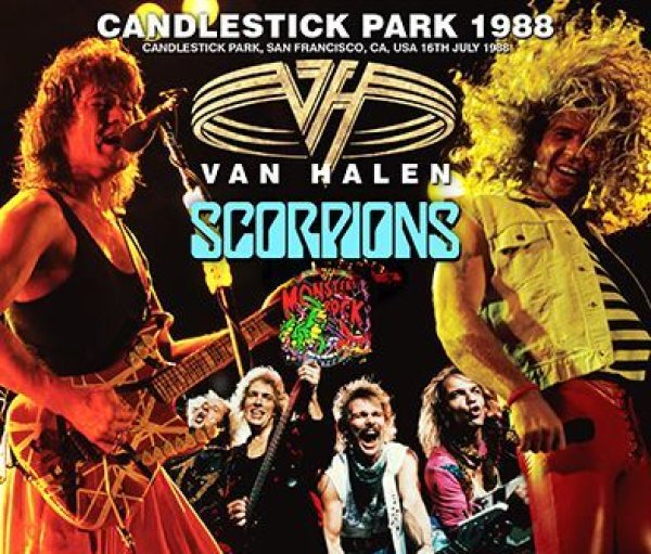 VAN HALEN / SCORPIONS - CANDLESTICK PARK 1988 ( 3CDR )