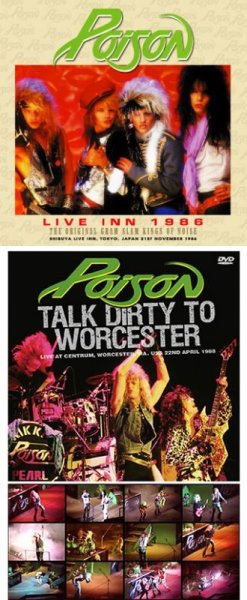 POISON - LIVE INN 1986 ( 1CDR + Ltd Bonus DVDR )