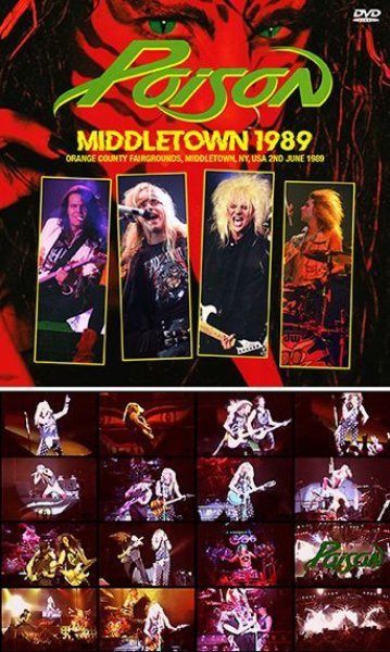 POISON - MIDDLETOWN 1989 ( 2DVDR )