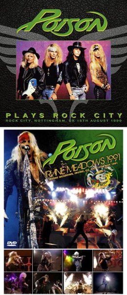 POISON - PLAYS ROCK CITY 1990 ( 1CDR + Ltd Bonus DVDR )