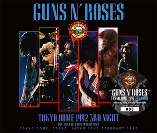 GUNS N' ROSES - TOKYO DOME 1992 3RD NIGHT ( 3CD )