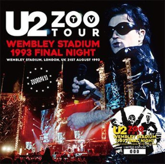 U2 - WEMBLEY STADIUM 1993 FINAL NIGHT ( 2CD )