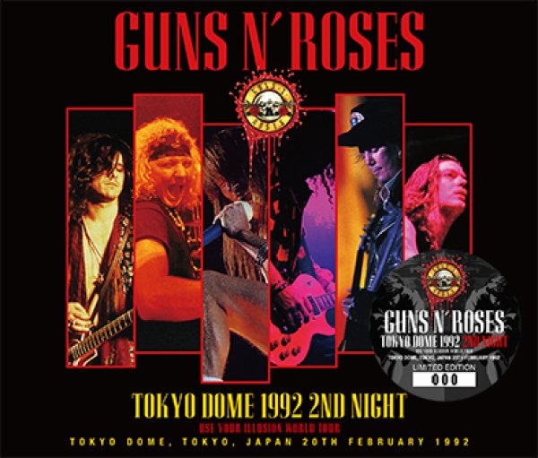 GUNS N' ROSES - TOKYO DOME 1992 2ND NIGHT ( 3CD )