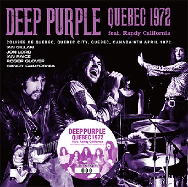 DEEP PURPLE - QUEBEC 1972 feat. Randy California ( 1CD )