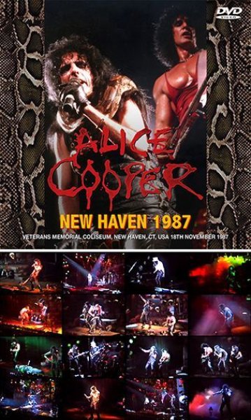 ALICE COOPER - NEW HAVEN 1987 ( DVDR )