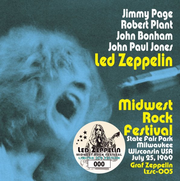 LED ZEPPELIN - MIDWEST ROCK FESTIVAL ( 1CD+Extra CD )