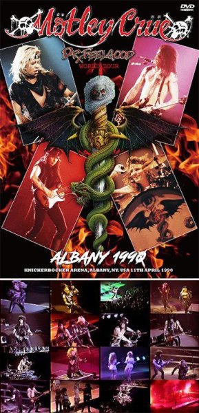 MOTLEY CRUE - ALBANY 1990 ( DVD )