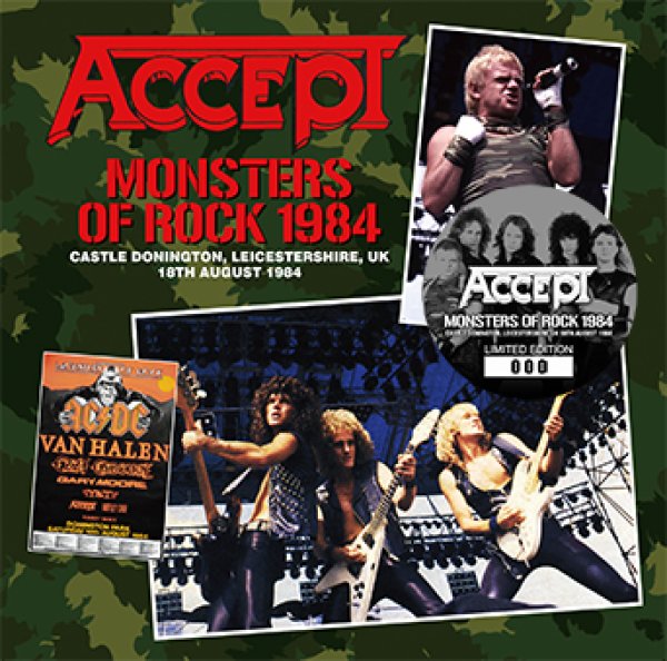 ACCEPT - MONSTERS OF ROCK 1984 ( 2CD )