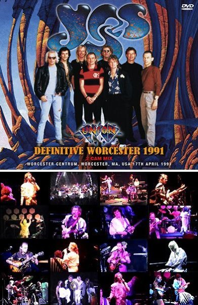 YES - DEFINITIVE WORCESTER 1991: 2 CAM MIX ( 3DVDR )