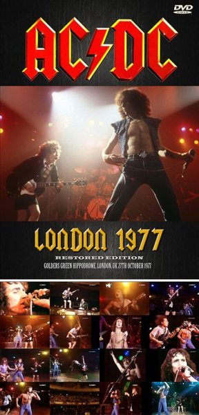 AC/DC - LONDON 1977 RESTORED EDITION ( DVDR )