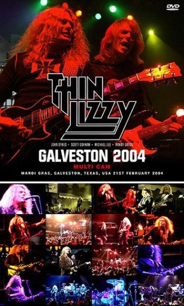 THIN LIZZY - GALVESTON 2004 MULTI CAM ( DVDR )