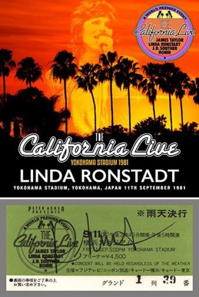 LINDA RONSTADT - THE CALIFORNIA LIVE: YOKOHAMA STADIUM 1981 ( 1CDR )