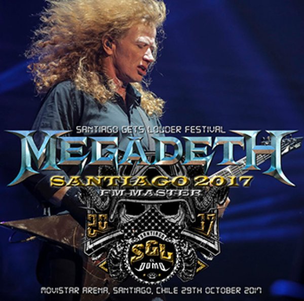 MEGADETH - SANTIAGO 2017: FM MASTER ( 2CDR )