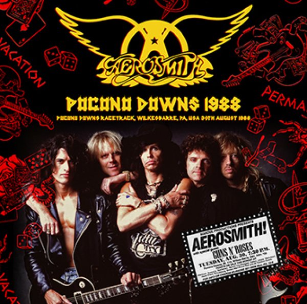 AEROSMITH - POCONO DOWNS 1988 ( 2CDR )