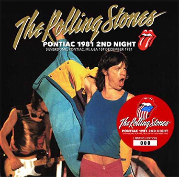 THE ROLLING STONES - PONTIAC 1981 2ND NIGHT ( 2CD )