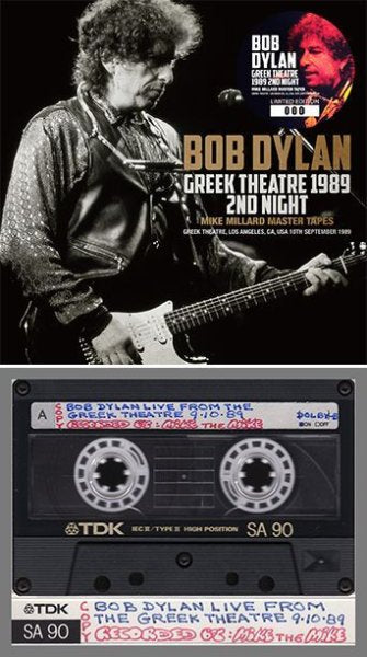 BOB DYLAN - GREEK THEATRE 1989 2ND NIGHT: MIKE MILLARD MASTER TAPES ( 2CD )