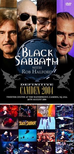 BLACK SABBATH with ROB HALFORD - DEFINITIVE CAMDEN 2004 ( DVD+CD )