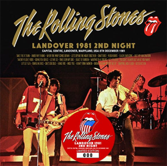 THE ROLLING STONES - LANDOVER 1981 2ND NIGHT ( 2CD )