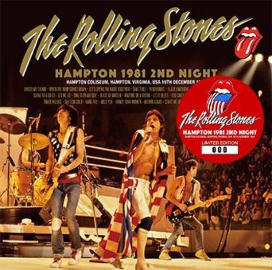 THE ROLLING STONES - HAMPTON 1981 2ND NIGHT ( 2CD )