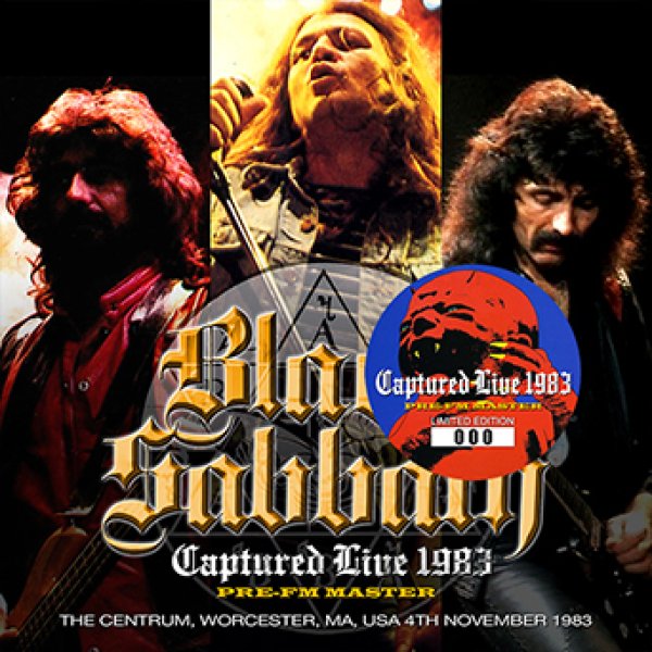 BLACK SABBATH - CAPTURED LIVE 1983: PRE-FM MASTER ( 1CD )