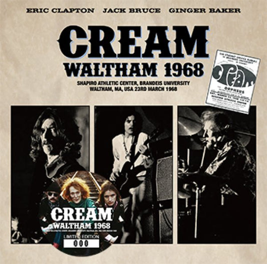 CREAM - WALTHAM 1968 ( 2CD )