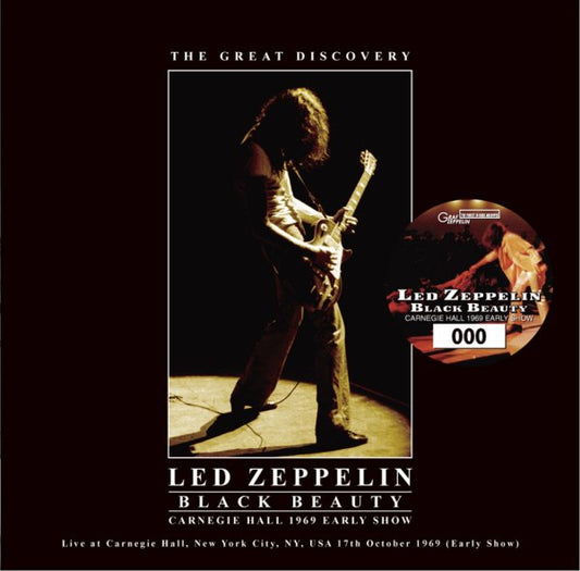 LED ZEPPELIN - BLACK BEAUTY: CARNEGIE HALL 1969 EARLY SHOW ( 2CD )