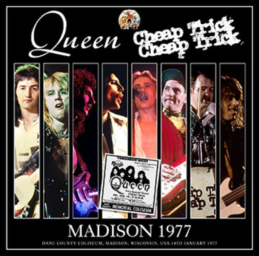 QUEEN / CHEAP TRICK - MADISON 1977 ( 2CDR )