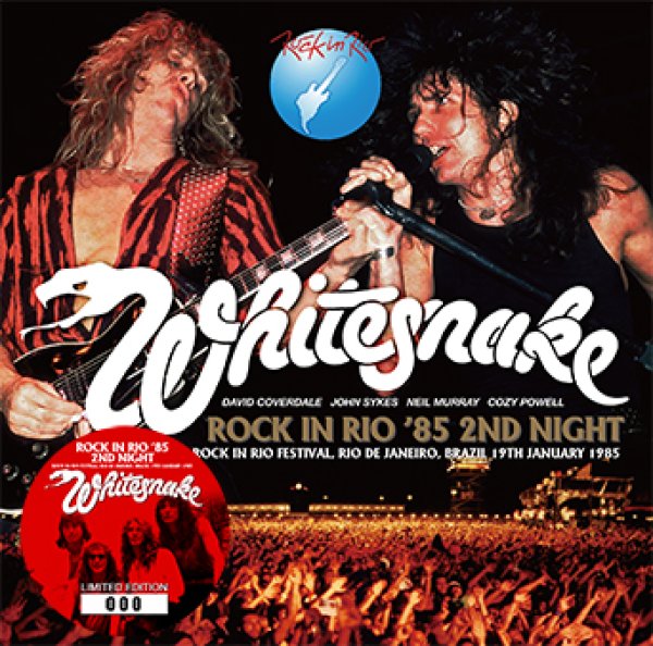 WHITESNAKE - ROCK IN RIO '85 2ND NIGHT ( 1CD )