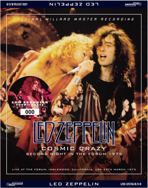 LED ZEPPELIN - COSMIC CRAZY: SECOND NIGHT IN THE FORUM 1975 ( 3CD+Extra Disc )