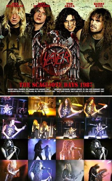 SLAYER - THE SCAGLIONE DAYS 1987 ( 2CDR+DVDR )